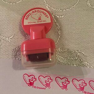 1996 Classic Winnie the Pooh Roll Around Self  Inking Roller Stamp Piglet New